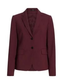 Theory - Nichelle Wool Blazer at Saks Fifth Avenue